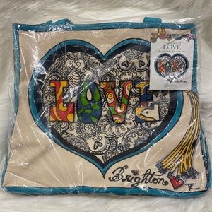 NWT Brighton Summer of Love Anniversary Canvas Tote